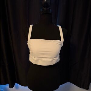 Women's White XL sports bra